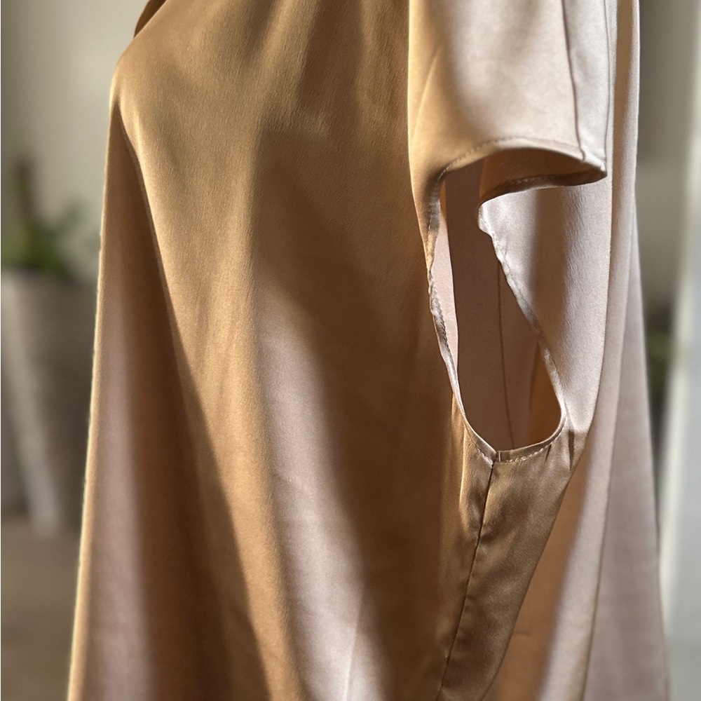 Worthington DarkTaupe Blouse - Picture 3 of 6